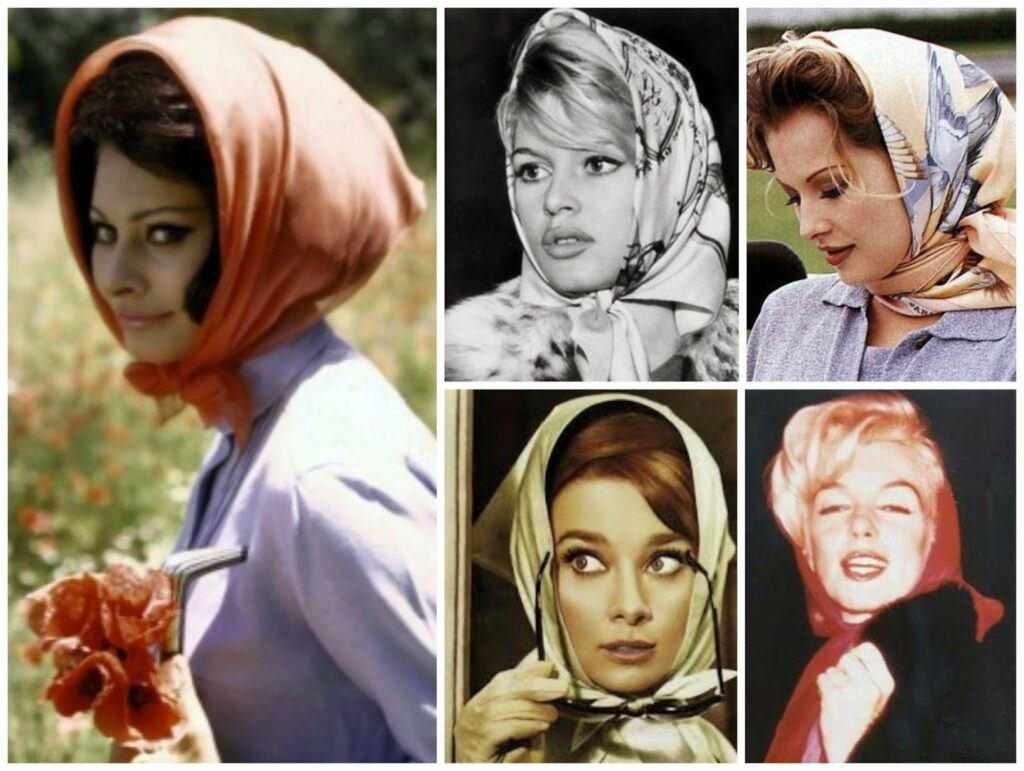 1950s Scarves Style with Sophistication